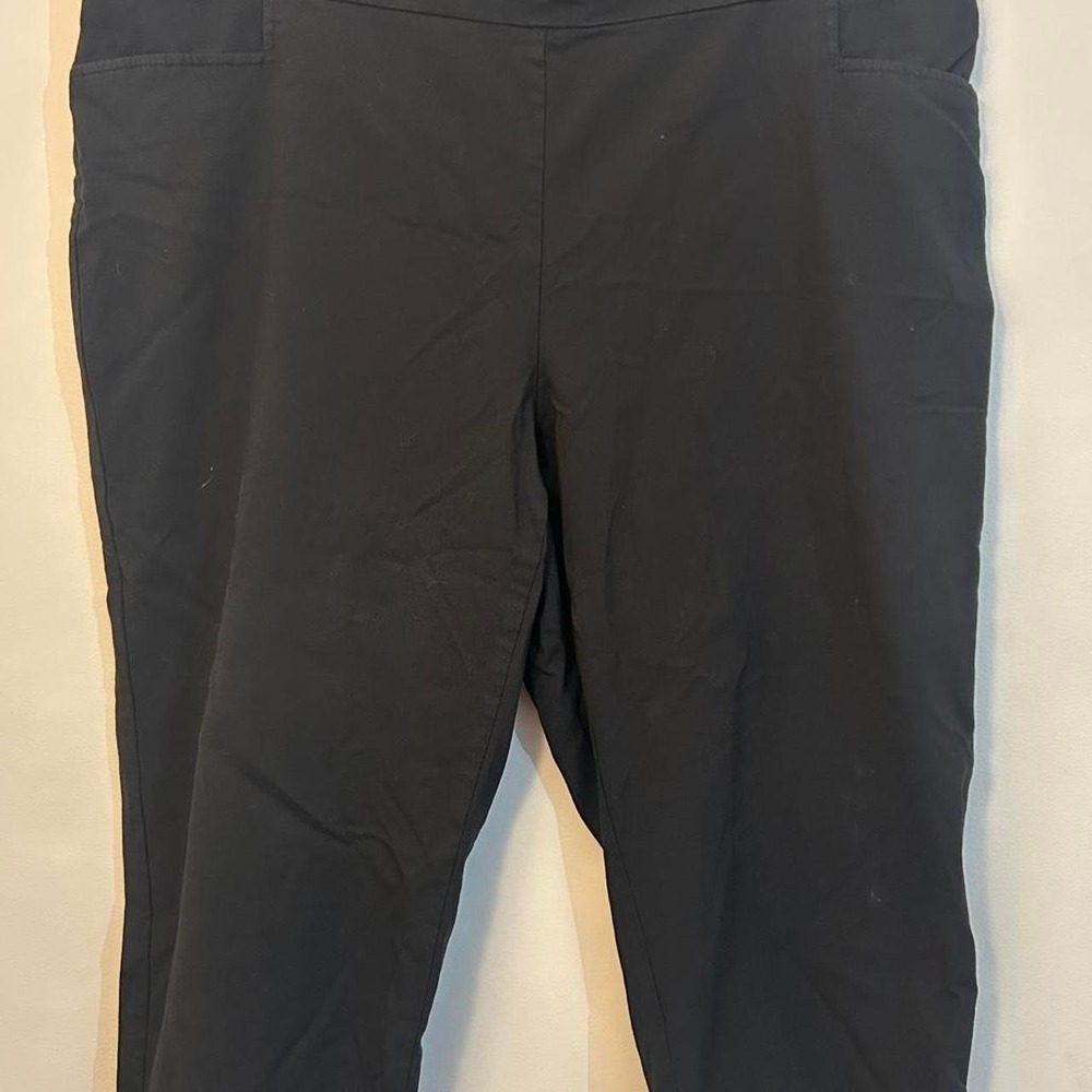 George Black capri pants solid stretch womens 2X 18-20W